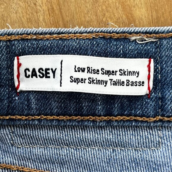 TRUE RELIGION CASEY LOW RISE SUPER SKINNY CROP WOMEN’S JEANS sz 26 Stretch - Picture 10 of 16
